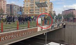 Diyarbakır’da Köprülü Kavşağı’nda hareketli dakikalar: İntihar girişimi önlendi