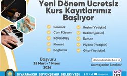 Diyarbakır’da ücretsiz sanat kursları başlıyor