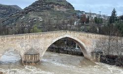 Diyarbakır’da Sinek Çayı taştı, tarihi köprü çevresindeki işletmeleri su bastı