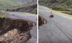 Diyarbakır Çermik'te korkutan çökme