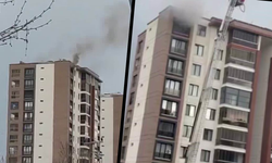 Diyarbakır’da son katta çıkan yangın apartmanı boşalttı