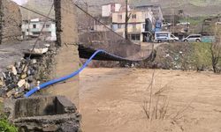 Habur Çayı yağışlarla hareketlendi