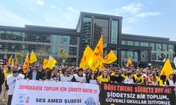 Okul saldırıları Diyarbakır’da protesto edildi