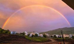 Diyarbakır’da yağmur sonrası görsel şölen