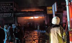 Diyarbakır’da sanayi sitesinde korkutan yangın!