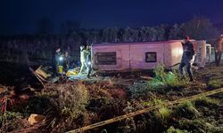 İznik'te yolcu otobüsü devrildi: Çok sayıda ölü ve yaralı var
