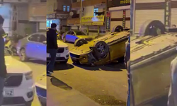Diyarbakır’da otomobil takla attı: Yaralılar var
