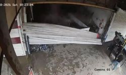 Diyarbakır’da ilginç olay: Tek darbeyle kepenk çöktü