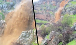 Diyarbakır’da sağanak sonrası şelalede görsel şölen!