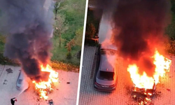 Diyarbakır’da site içinde korkutan yangın: Binadakiler tahliye edildi