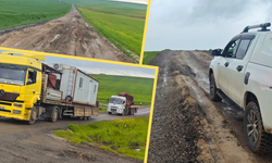 Diyarbakır’da skandal yol: Yağmurla birlikte çöktü, çocuklar okula gidemiyor