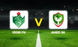 Iğdır FK-Amedspor maçı öncesi ilk 11’ler açıklandı