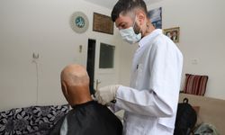 Diyarbakır’da evde berber hizmeti başladı