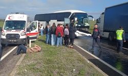 Tur otobüsü kaza yaptı: Çok sayıda yaralı