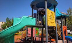 Diyarbakır’da yaz öncesi park hazırlığı