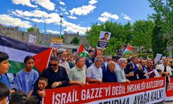 Sumud Filosuna müdahale Diyarbakır’da protesto edildi
