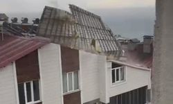 Fırtınaya çatılar bile dayanamadı