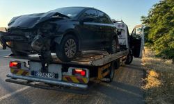 Şarampole uçan araçta 1 kişi yaralandı