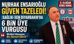 Sağlık-Sen Diyarbakır’da güven tazeledi: Ensarioğlu yeniden başkan