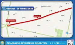 Diyarbakır’ın o caddesi 1 ay boyunca trafiğe kapanıyor!
