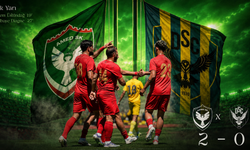 Amedspor, Duhok SC karşısında ilk yarıyı 2-0 önde tamamladı