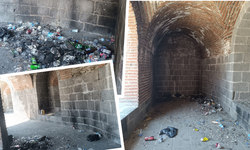 Diyarbakır’da Tarihi Ben-u Sen Burcu’nda içler acısı manzara!