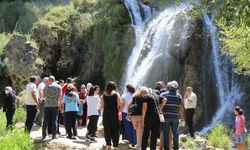 Diyarbakırlılar Girlevik Şelalesi'nde serinliyor