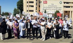 Diyarbakır'da 720 günlük direniş: İşçiler belediyeler önünde taleplerini yineledi