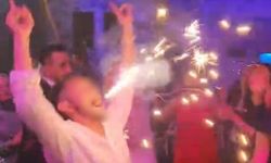 Ağzıyla tuttuğu meşale bomba gibi patladı