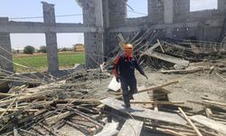 Şanlıurfa'da cami inşaatındaki çökme: Yaralılar var
