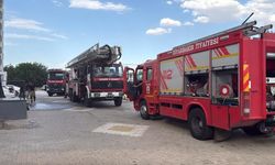 Diyarbakır'da 14 katlı apartmanda yangın