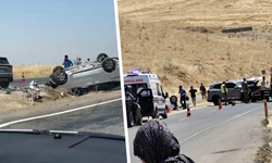 Diyarbakır'da kontrolden çıkan araçlar çarpıştı: Çok sayıda yaralı