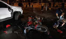 Diyarbakır’da otomobil ile motosiklet çarpıştı: 1 ağır yaralı