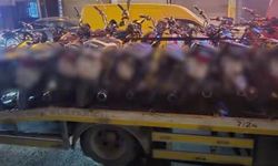 Motosiklet sürücülerine ceza yağdı