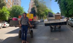 Diyarbakır'da tek böbrekle 10 çocuğu için sırtında hayat taşıyor