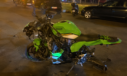 Diyarbakır’da kontrolden çıkan motosiklet metrelerce sürüklendi