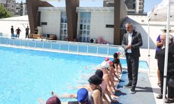Diyarbakır’da ücretsiz yüzme kurslarına rekor ilgi