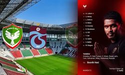 Amedspor-Trabzonspor maçında ilk 11’ler belli oldu!