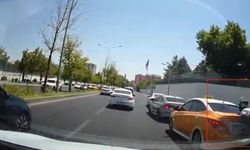 Diyarbakır’da trafikte korkutan anlar