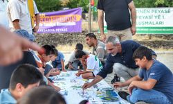 Diyarbakır’da çocuklar barış ve Amedspor sevgisini resmettiler