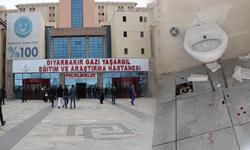 Diyarbakır’daki hastanede şaşırtan olay: Kanlı peçeteleri dışarıdan getirip lavabolara bıraktı