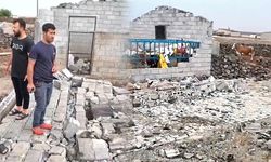 Diyarbakır’da şiddetli rüzgar ahırı yıktı: 2 çocuk yaralandı