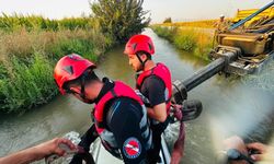Diyarbakır’da otomobil su kanalına uçtu