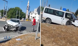 Elazığ-Diyarbakır karayolunda kaza! 2 yaralı