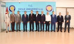 Dicle Üniversitesi’nde Türkiye-Kırgızistan iş birliği görüşmesi