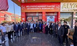 MHP’nin yeni Diyarbakır İl Başkanı Özcoşkun’a coşkulu karşılama