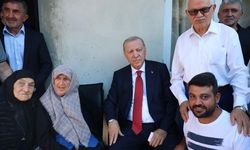 Cumhurbaşkanı Erdoğan’dan Rize'de komşu ziyareti