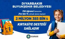 Diyarbakır’da 795 öğrenci hanesine kırtasiye desteği