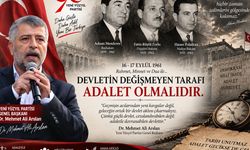27 Mayıs’ın 65’inci yılında Mehmet Ali Arslan’dan dikkat çeken mesaj