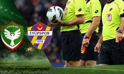 Amedspor-Eyüpspor maçının hakemi açıklandı